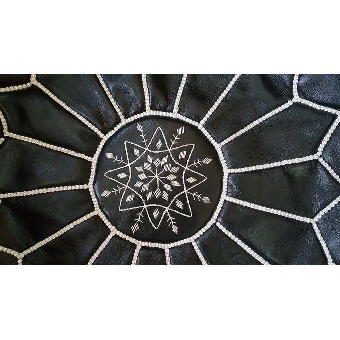 moroccan crafts handmade poof